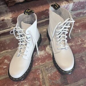 Doc Martin White Boots